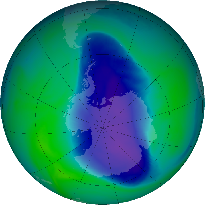 Ozone Map 2006-11-16